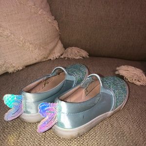 Mermaid Slip ons Girls Size 12